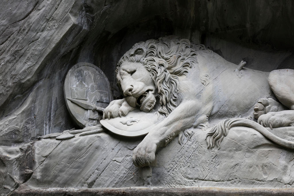 Памятник Умирающий Лев в Люцерне