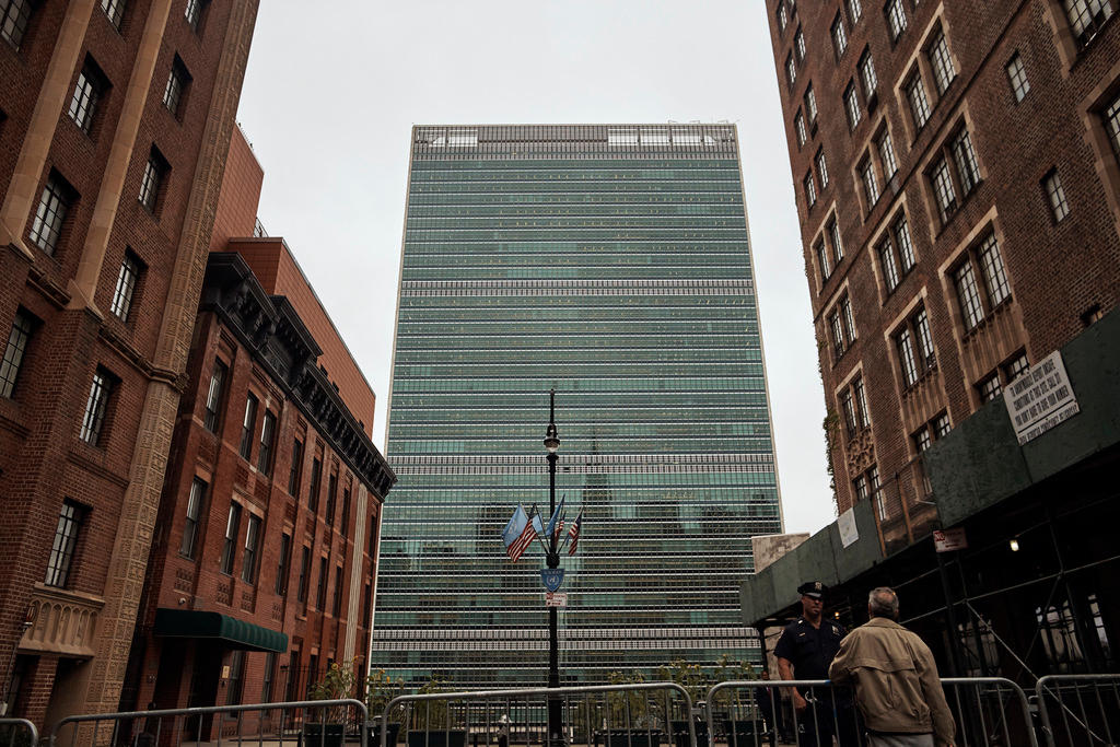The UN building in New York