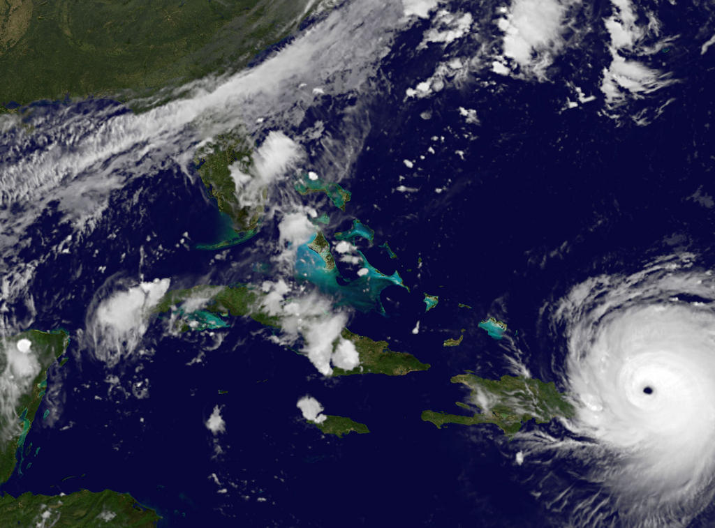 Hurricane Irma from space