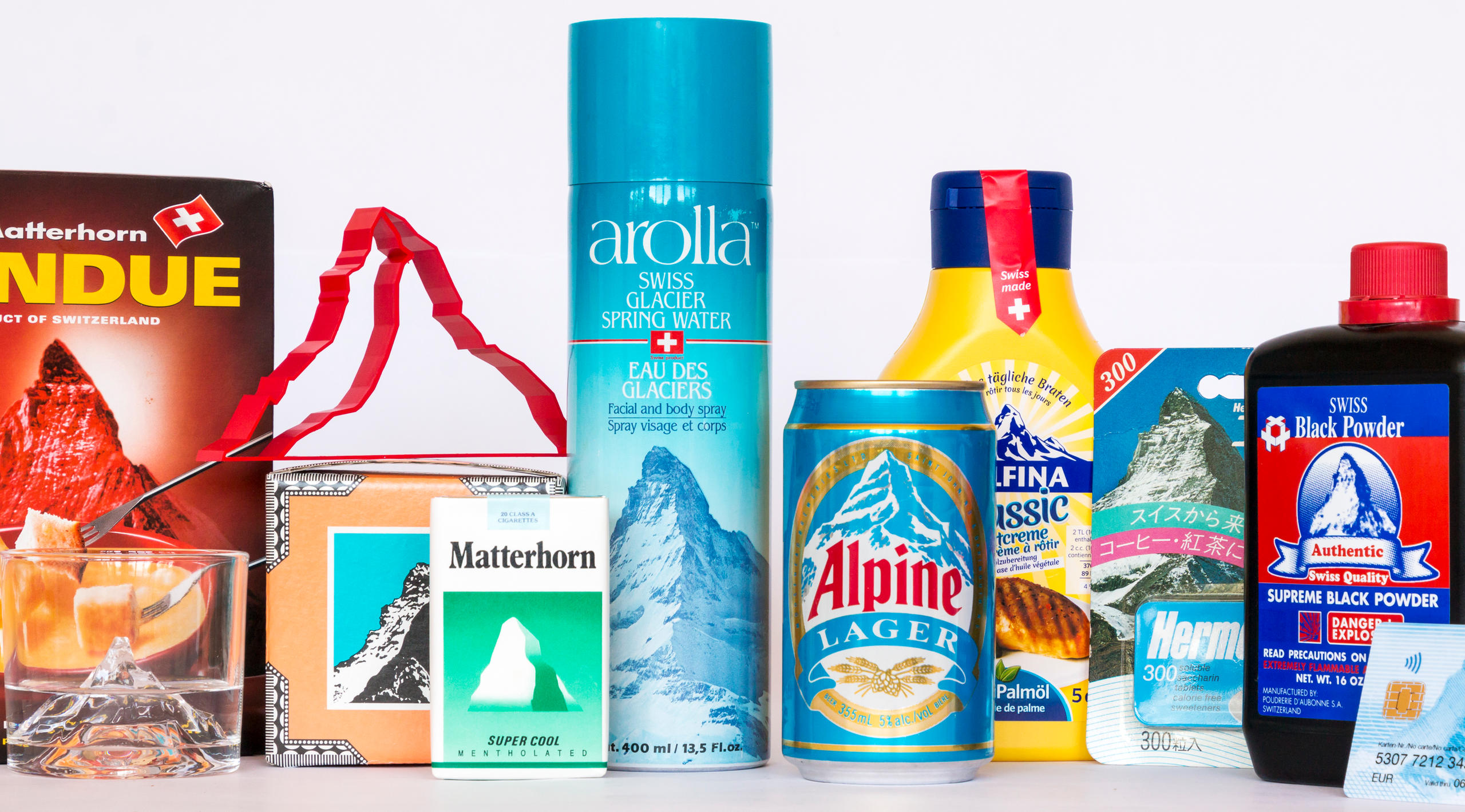 Produkte mit dem Matterhorn werben