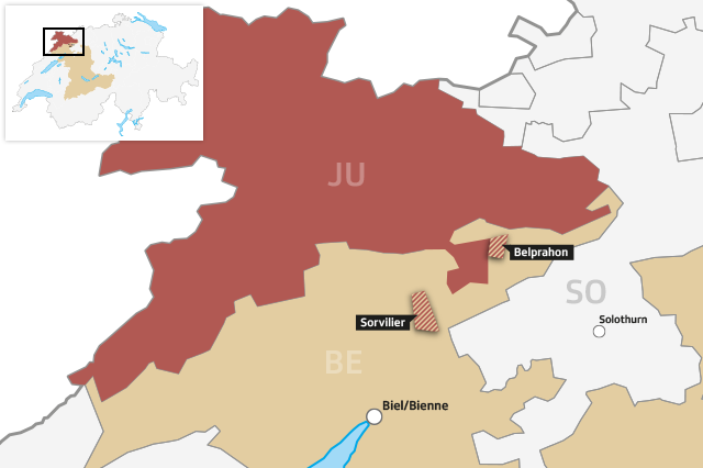 Carte du Jura