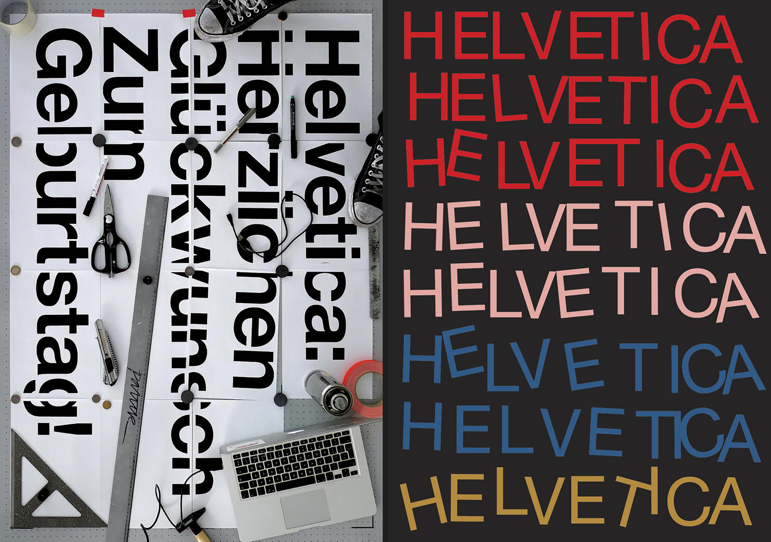Posters 60th Birthday Helvetica