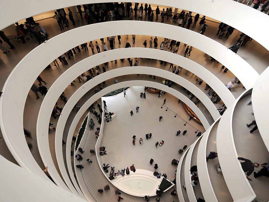 Im Inneren des Guggenheimmuseums New York.