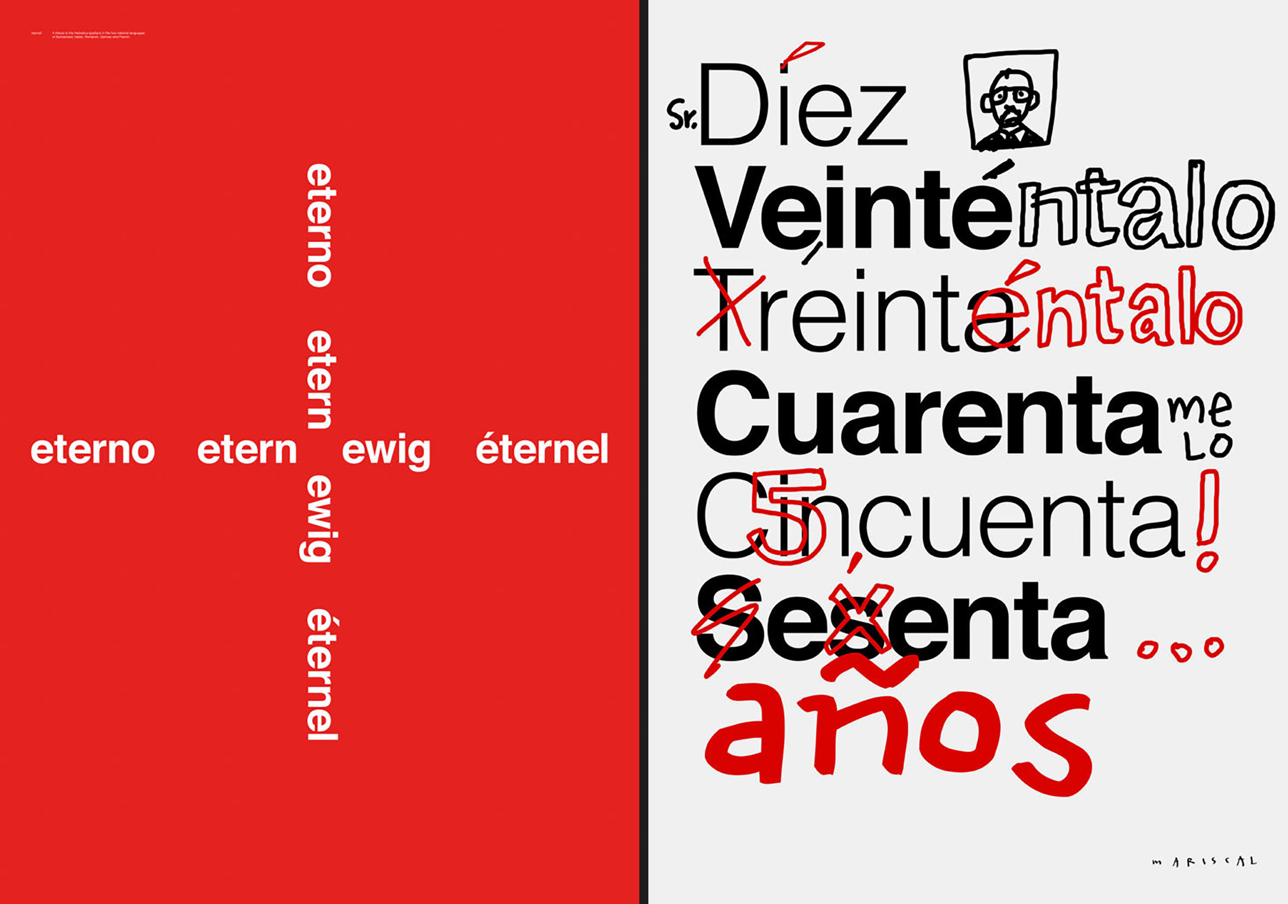 Posters 60th Birthday Helvetica