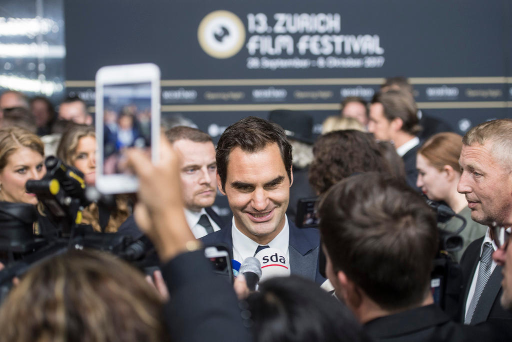 Roger Federer am Film Festival