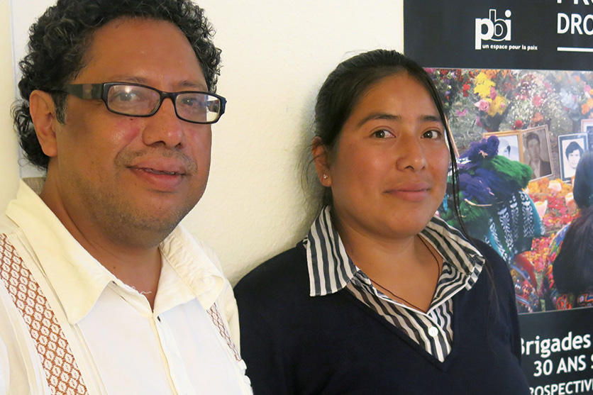 Marcos Leyva y Rosalinda Dionicio de Oaxaca.