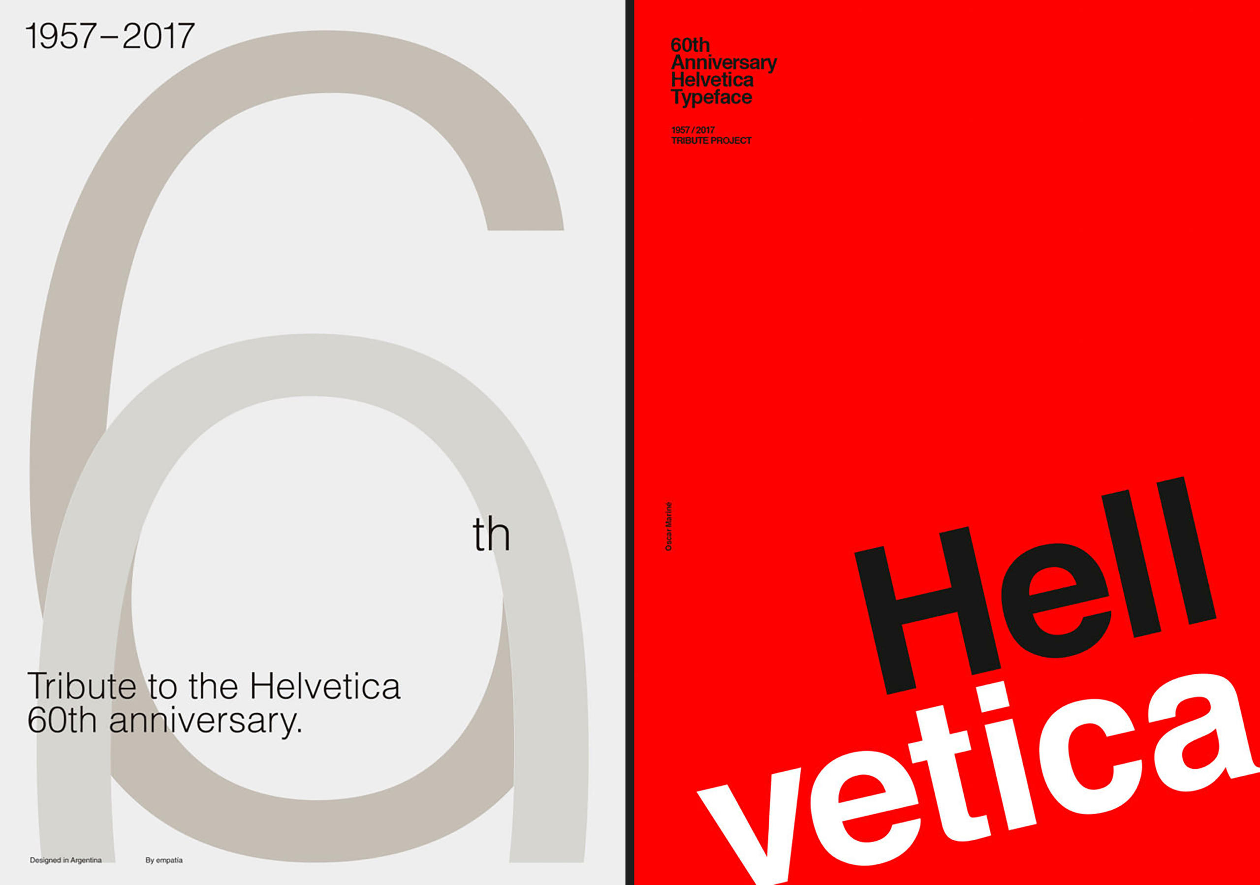 Posters 60th Birthday Helvetica