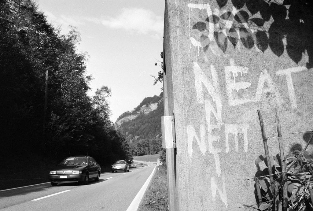 Nein, auf Hauswand zur Abstimmung