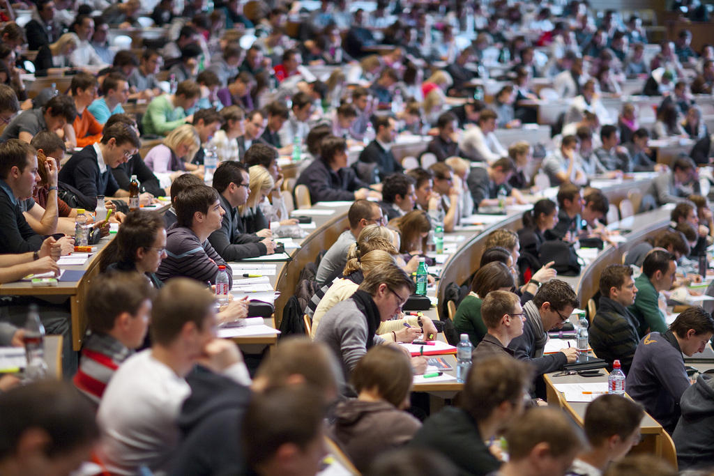 students listening to a lecture