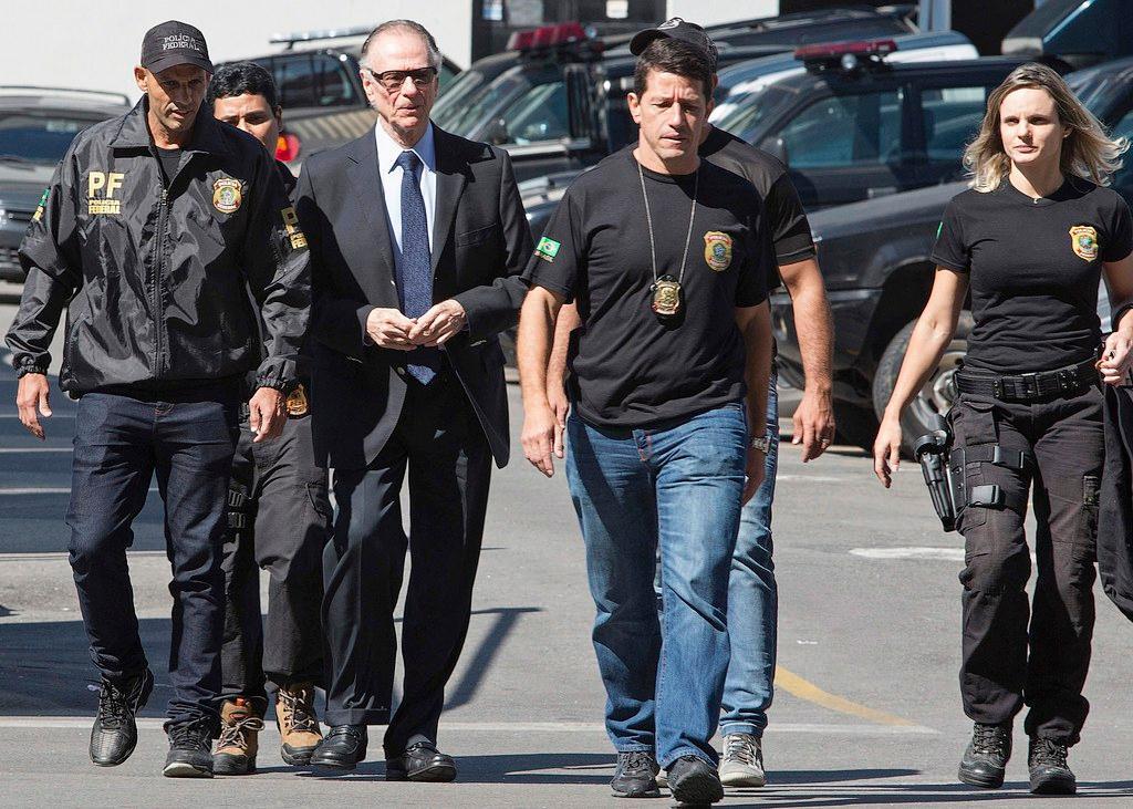 Carlos Nuzman ao ser preso no Brasil