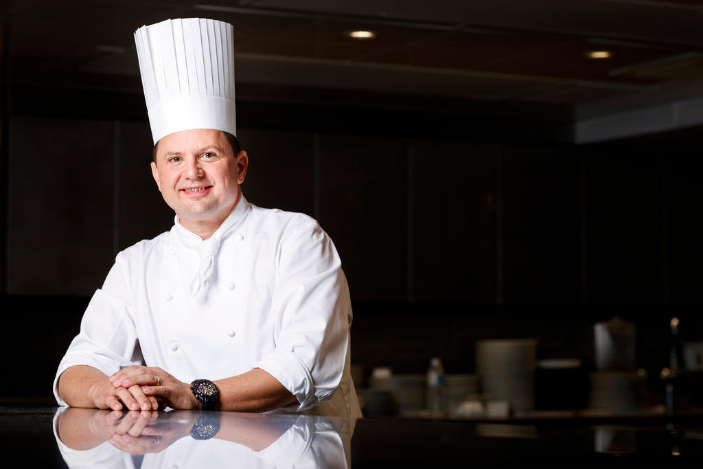 Franck Giovannini at the Hotel de Ville restaurant