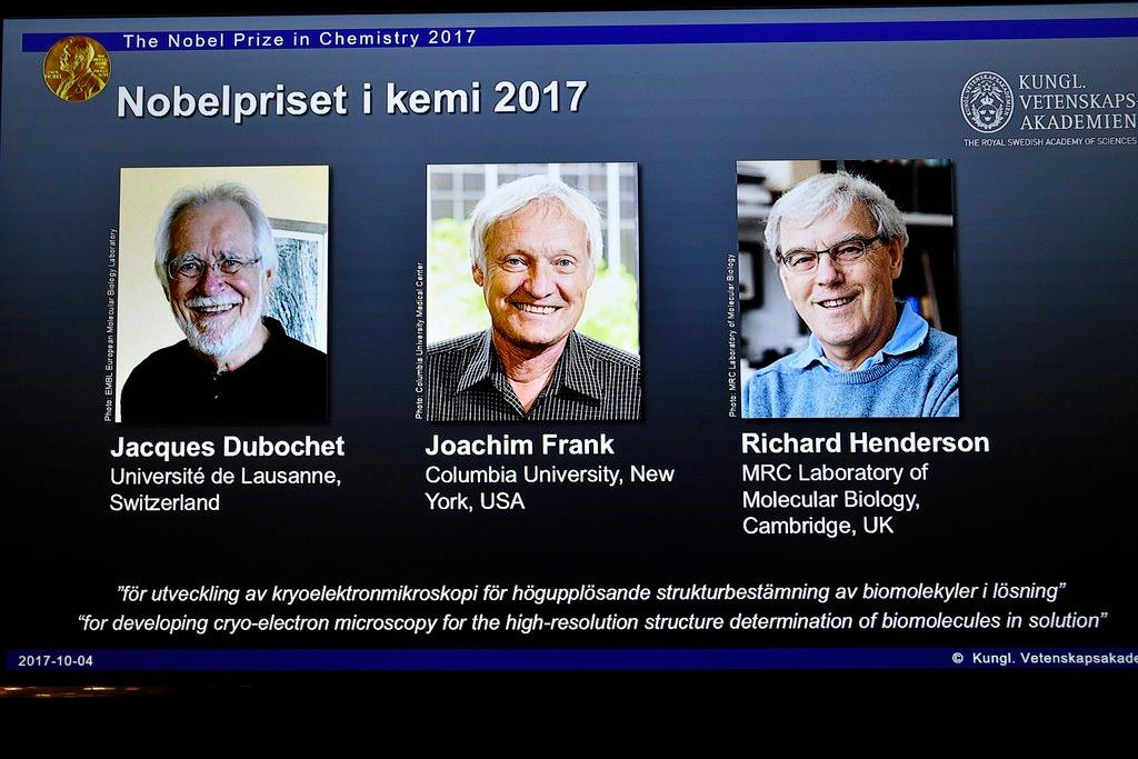 Il Nobel per la chimica è andato anche allo svizzero jacques Dubochet.