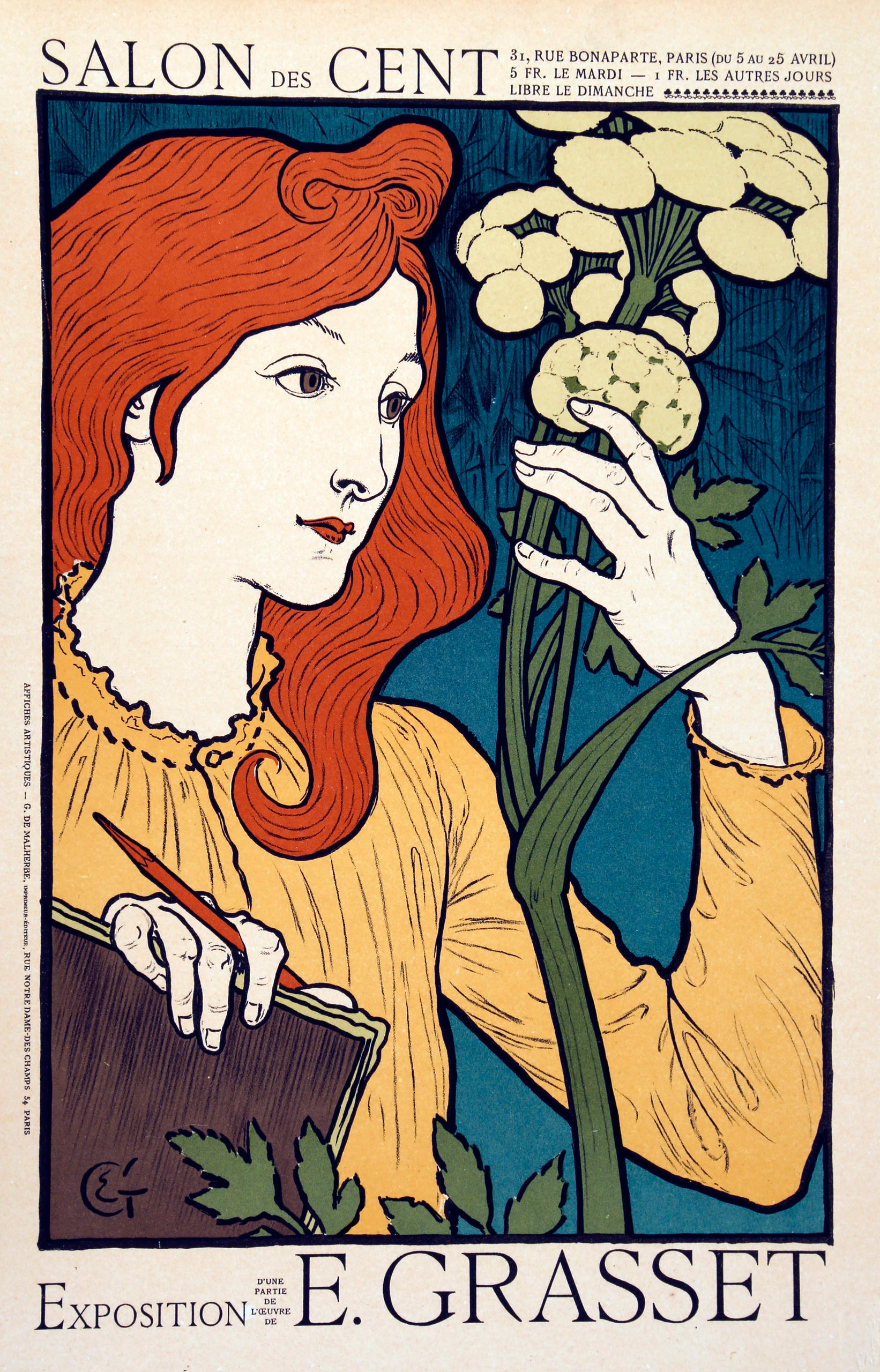 ウジェーヌ・グラッセのイラスト画、パリ、1894年