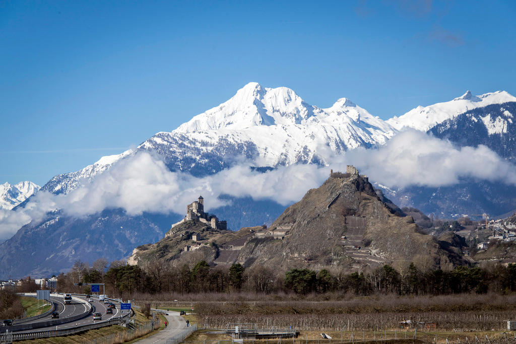 Mountain view of Sion