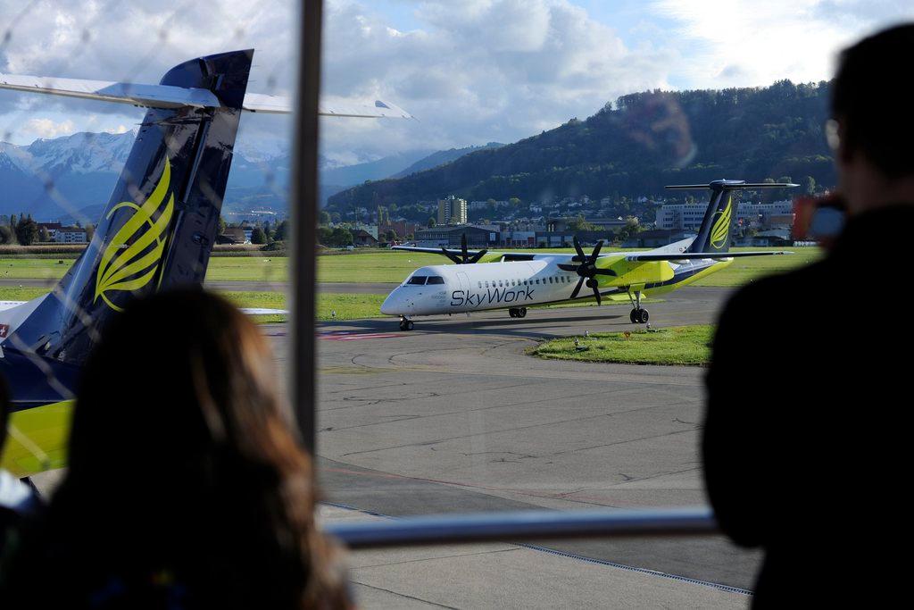 SkyWork planes at Bern airport