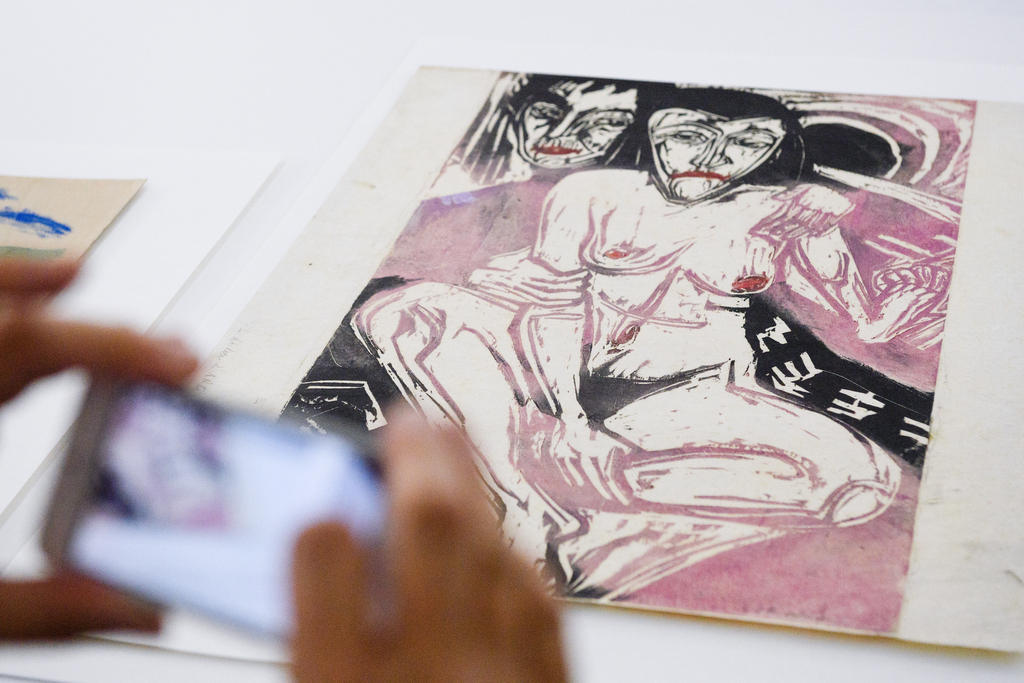 painting named Melancholisches Maedchen by Ernst Ludwig Kirchner