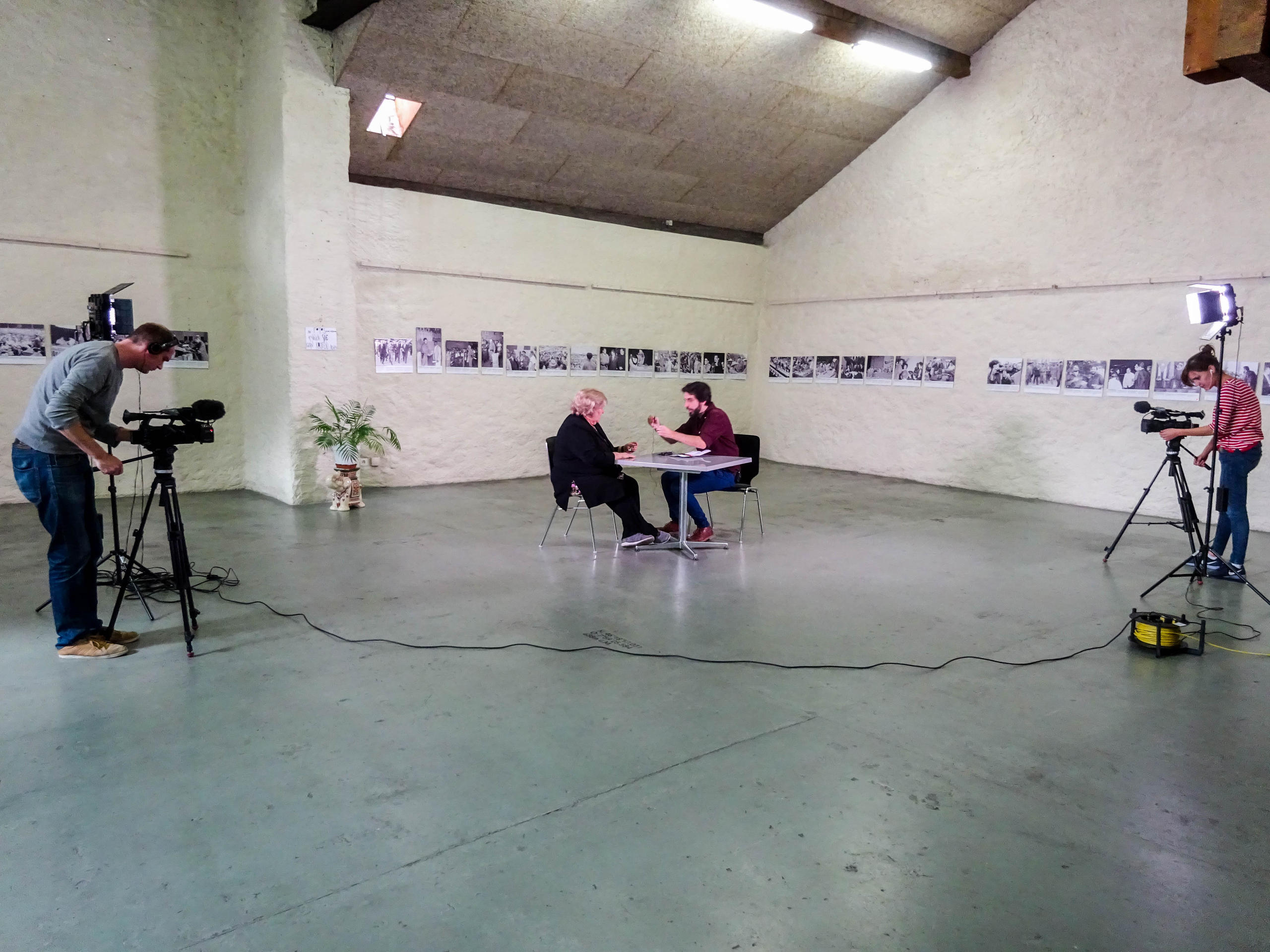 Aleida Guevara en entrevista de prensa en Brig.