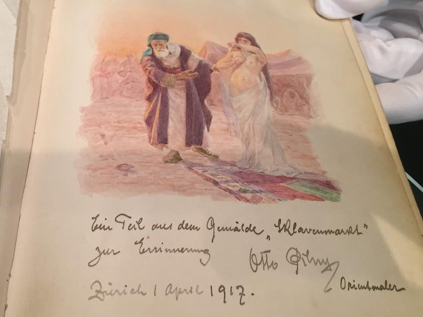 Painting by Otto Pilny