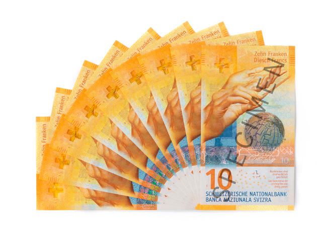 several banknotes