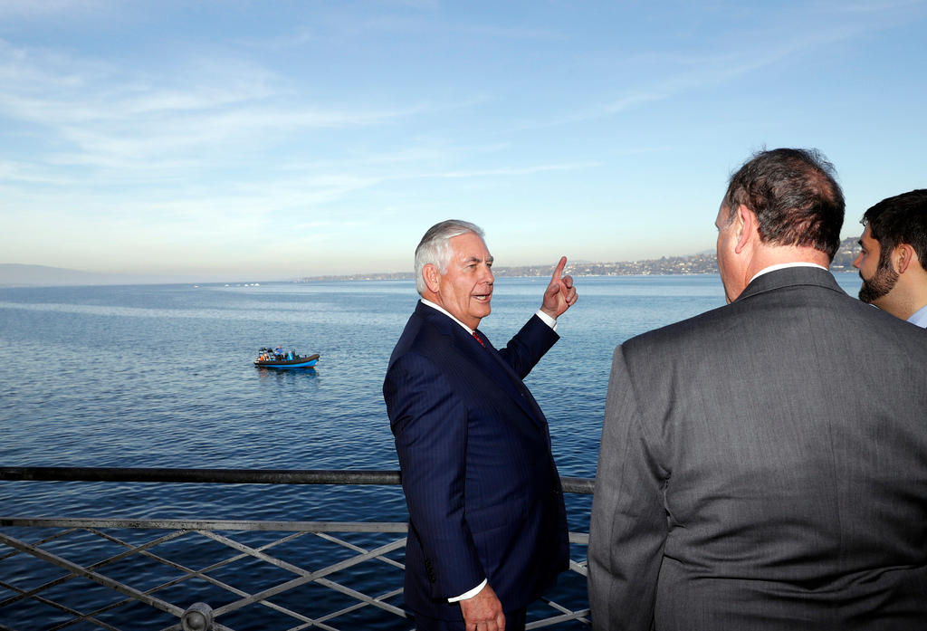 Rex Tillerson at Lake Geneva