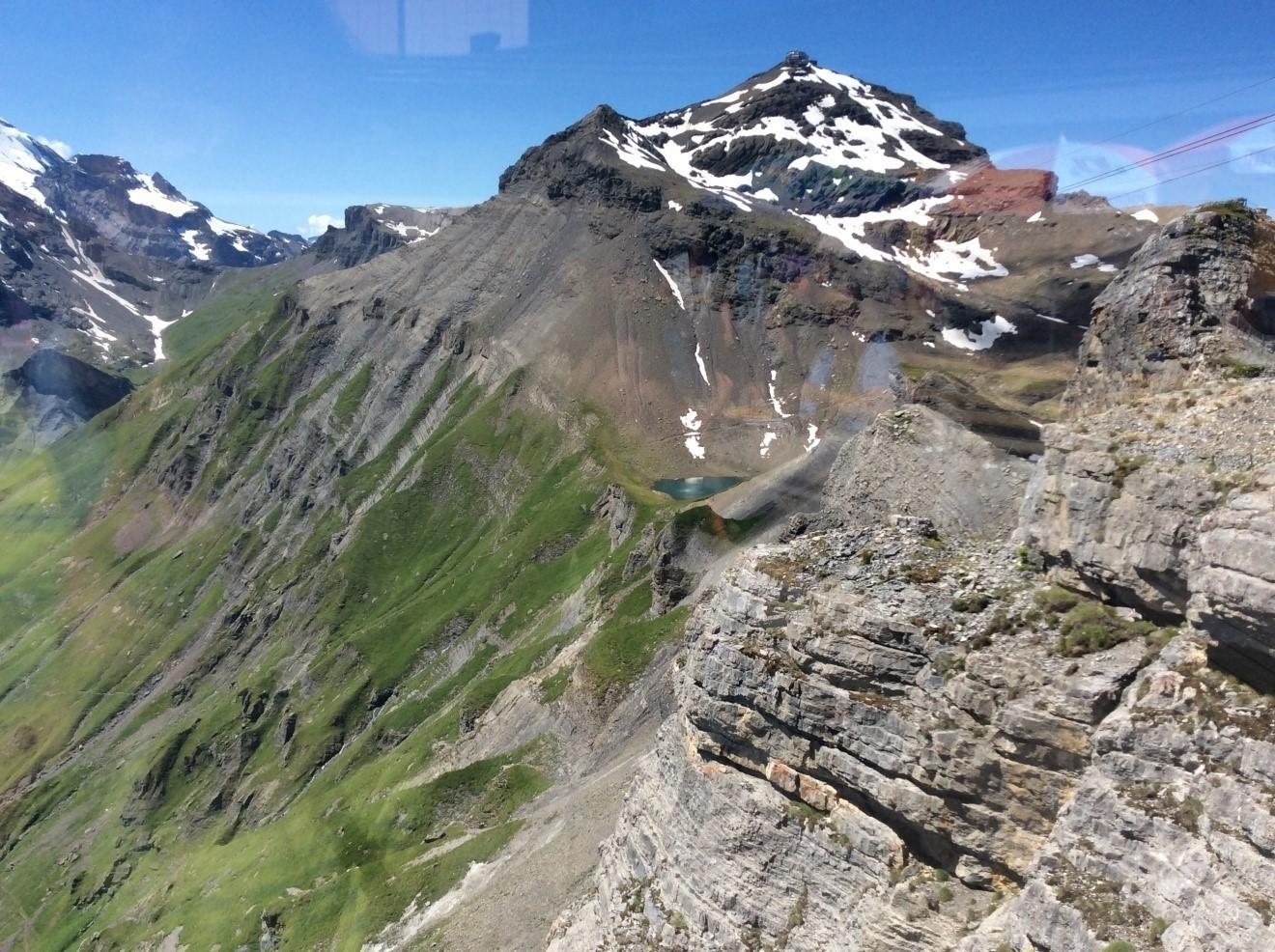 我在瑞士徒步……