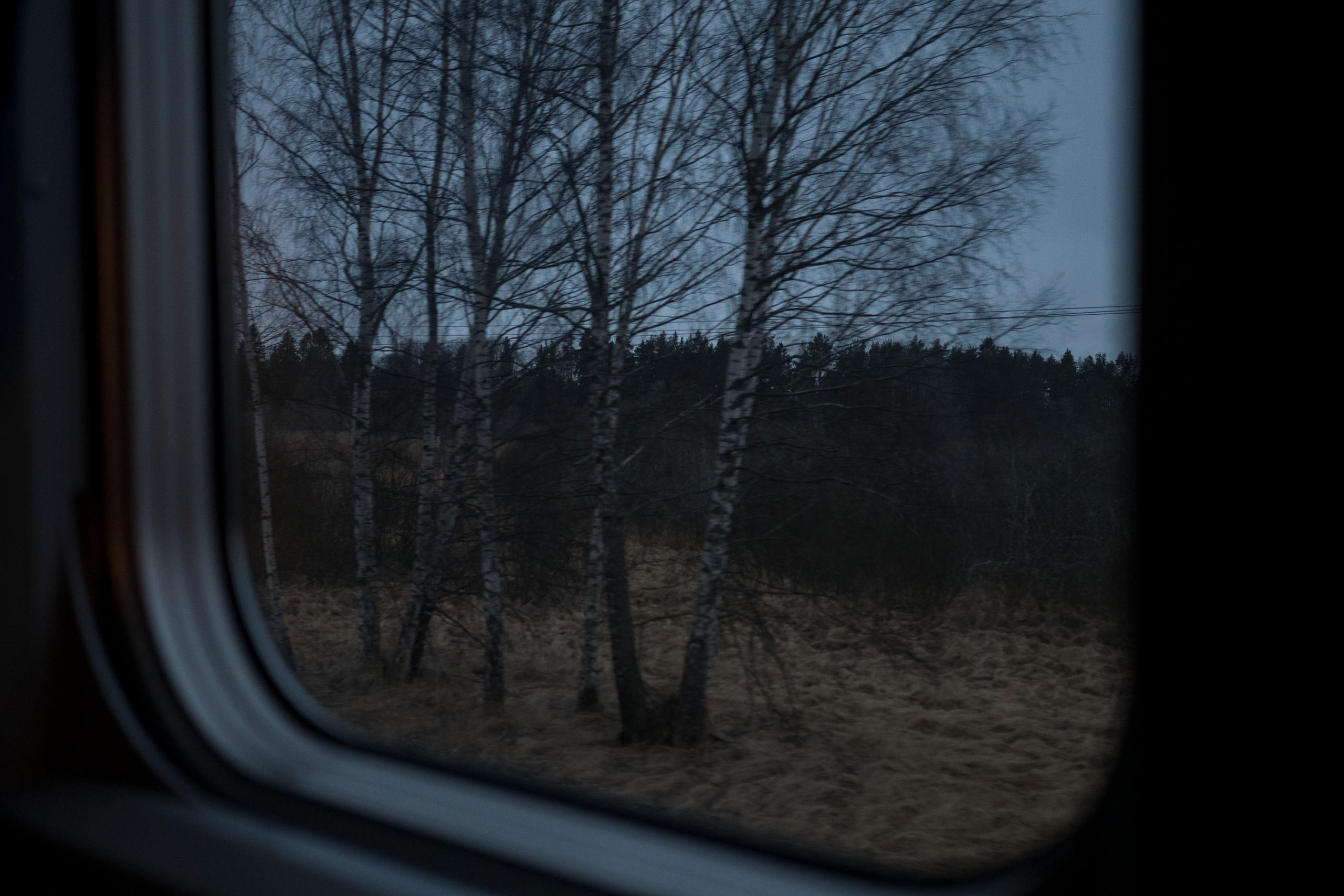 O caminho de Estocolmo até Lulea, Suécia.
