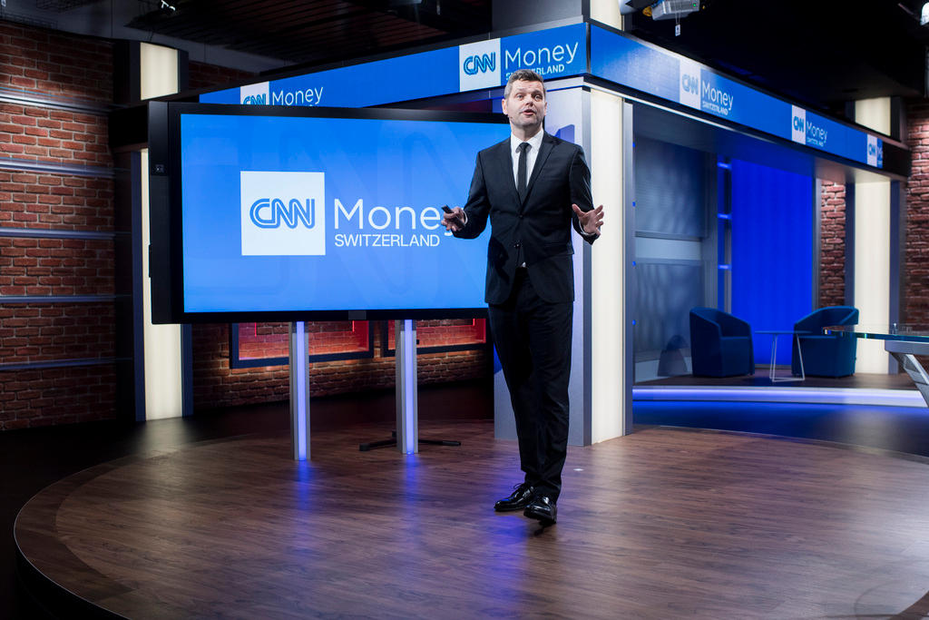 Urs Gredig, editor in chief of CNN Money Switzerland