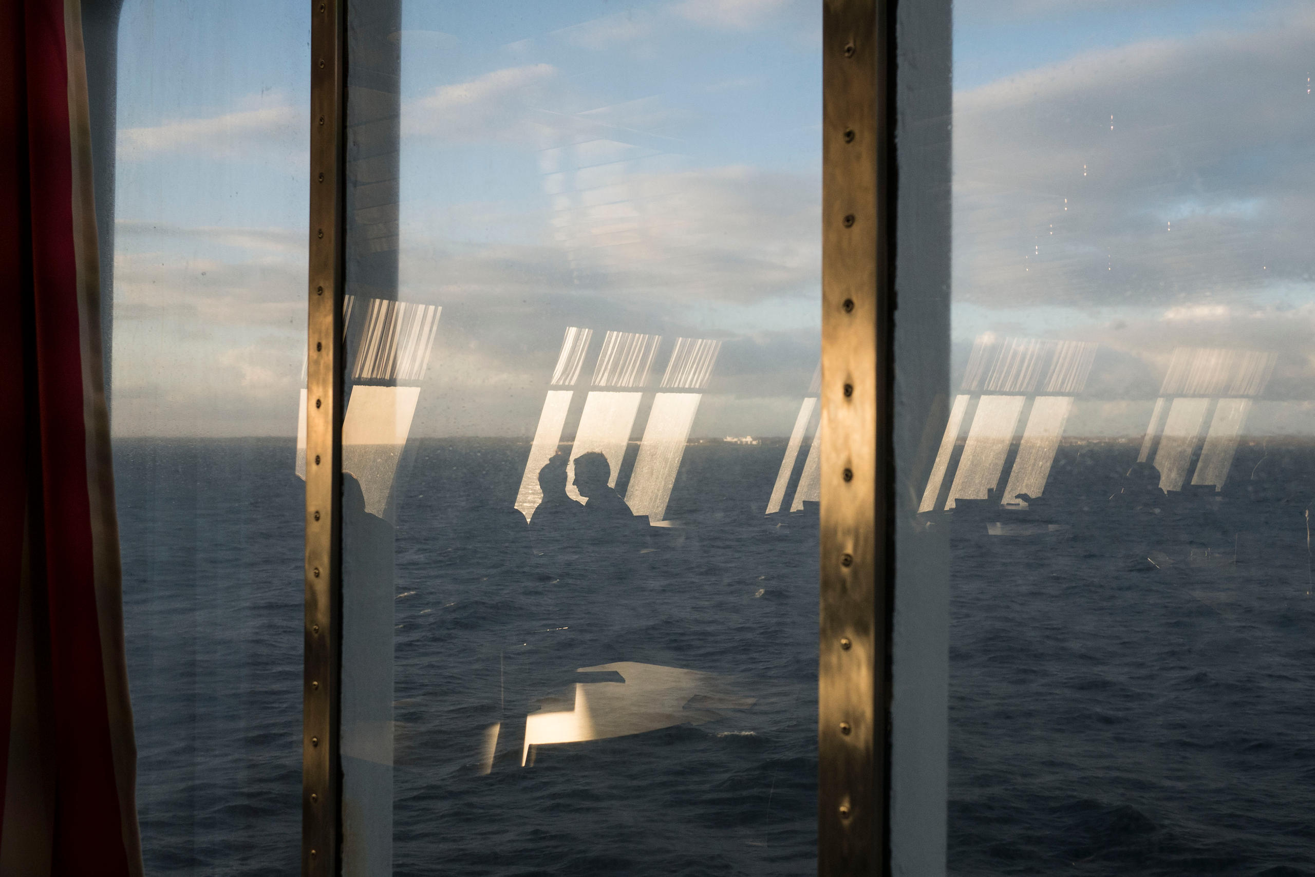船から見たバルト海