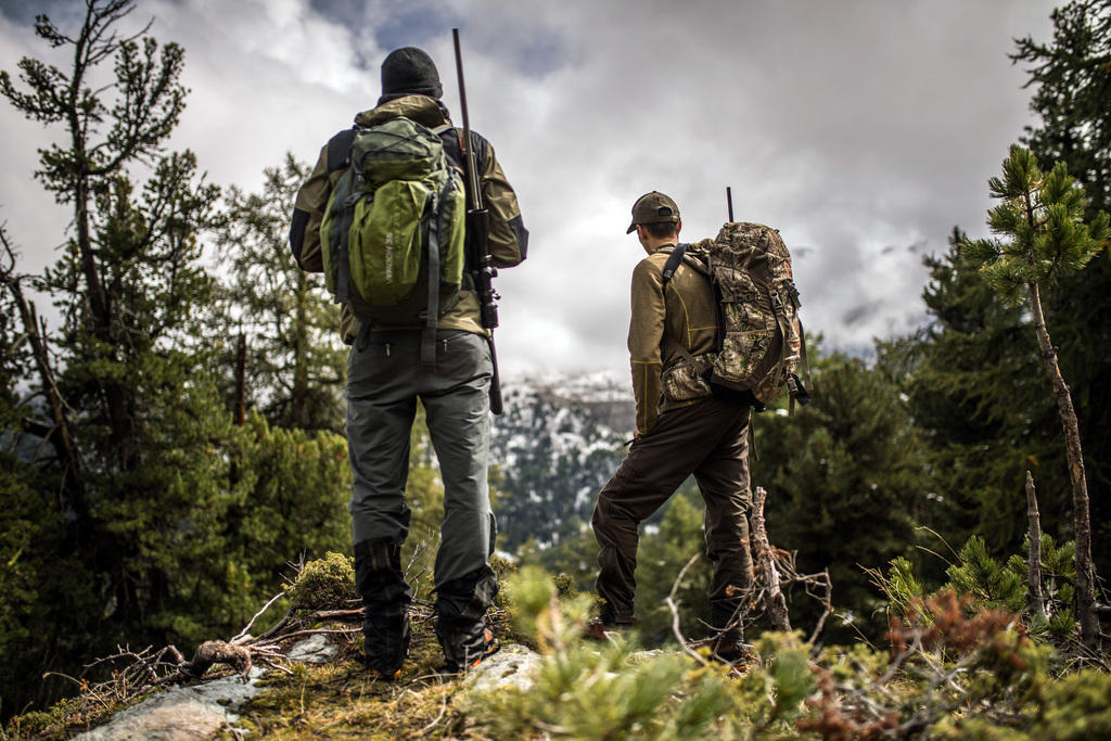 Hunters out looking for birds