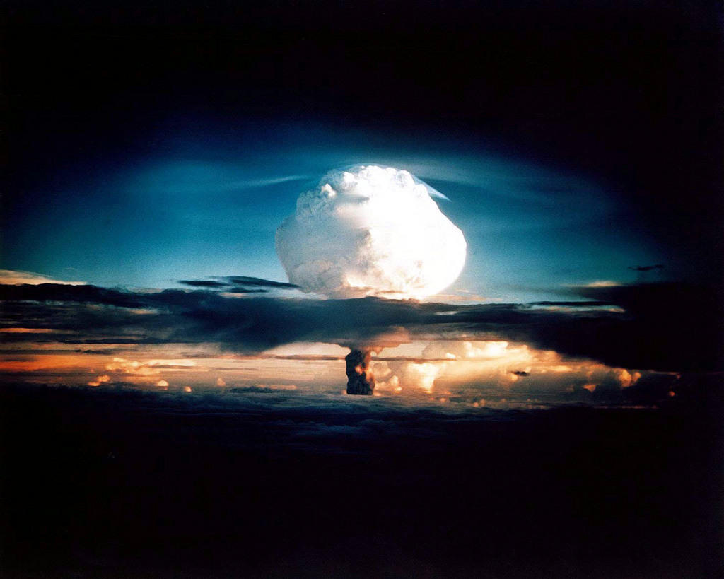 atomic mushroom cloud