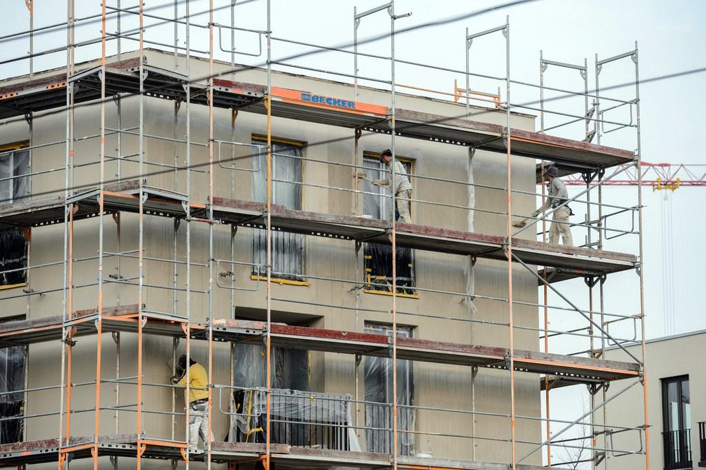 Lavoratori in un cantiere edile