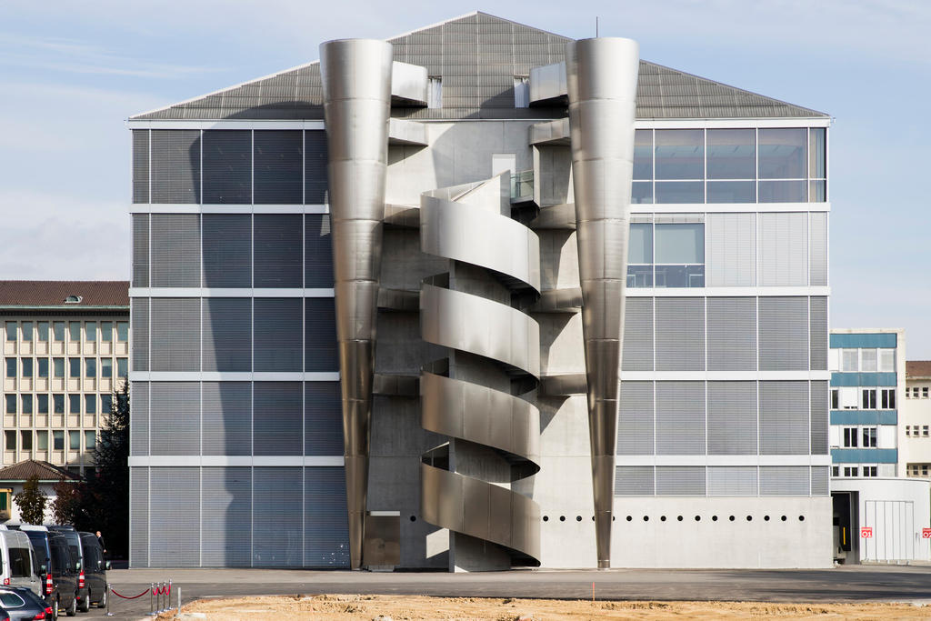 Le nouveau bâtiment d Omega à Bienne.