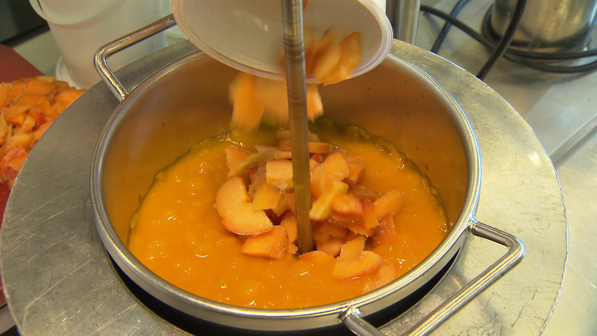 Man mixing ingredients