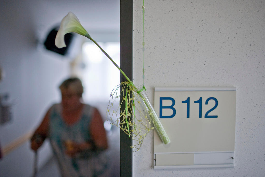 A palliative care unit at a clinic in Flawil canton St Gallen