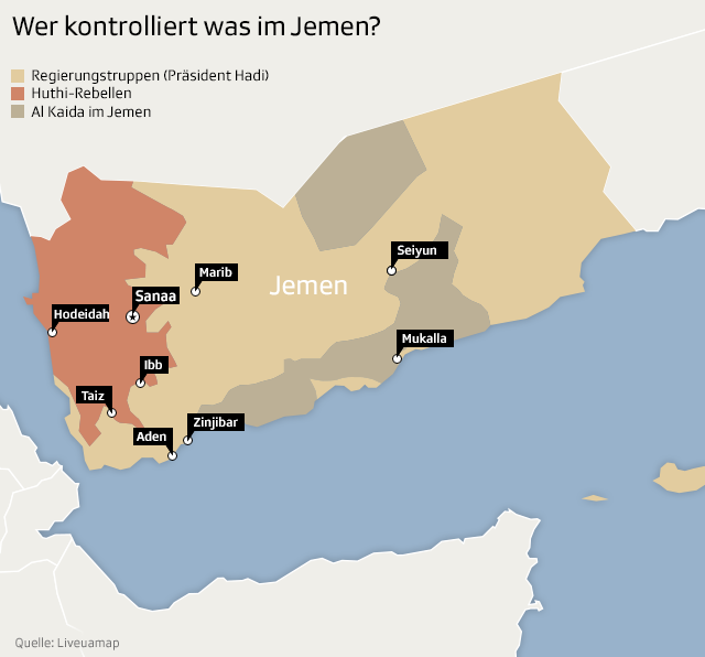 Grafik des Jemen