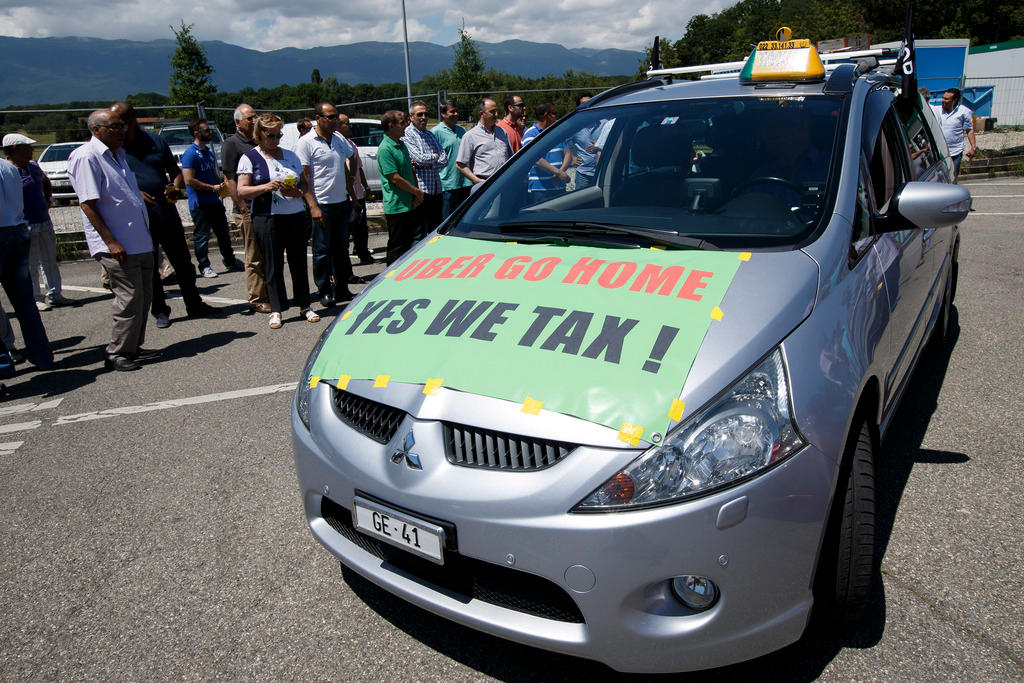 Taxi protest