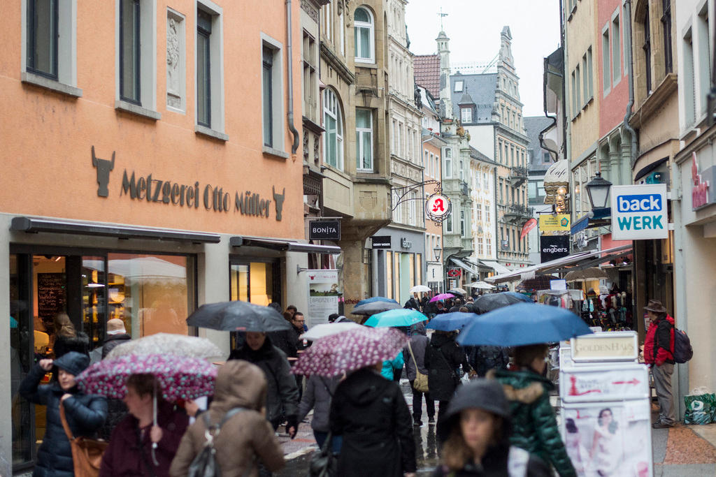 Shoppers in Konstanz