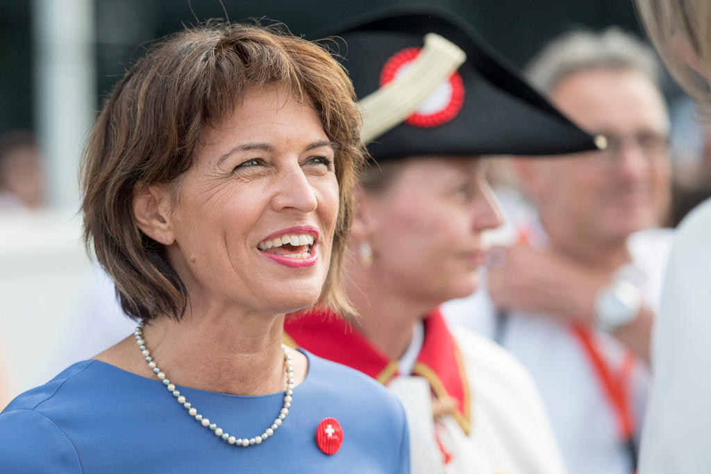 Swiss President Doris Leuthard