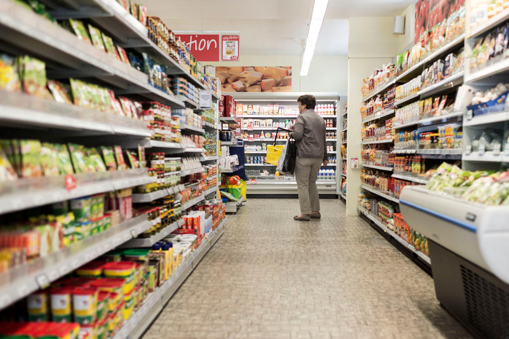 woman in supermarket