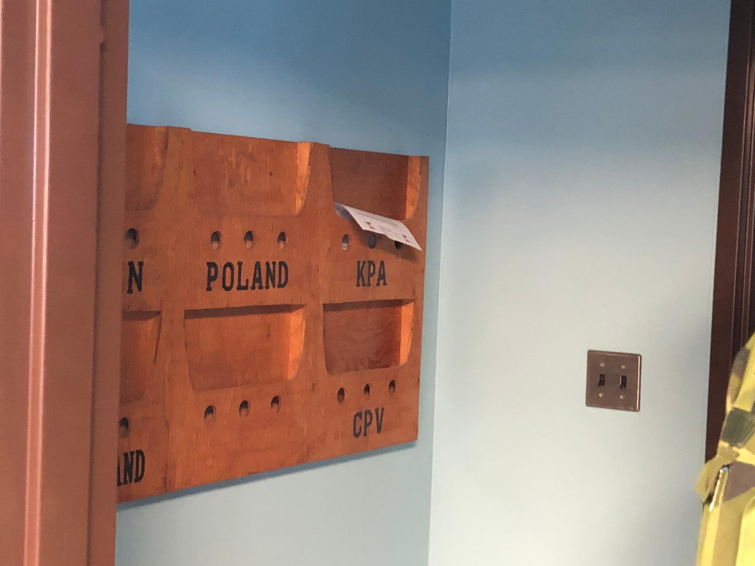 The letter box in the barracks shows a piece of mail for the KPA, or Korean People s Army of North Korea