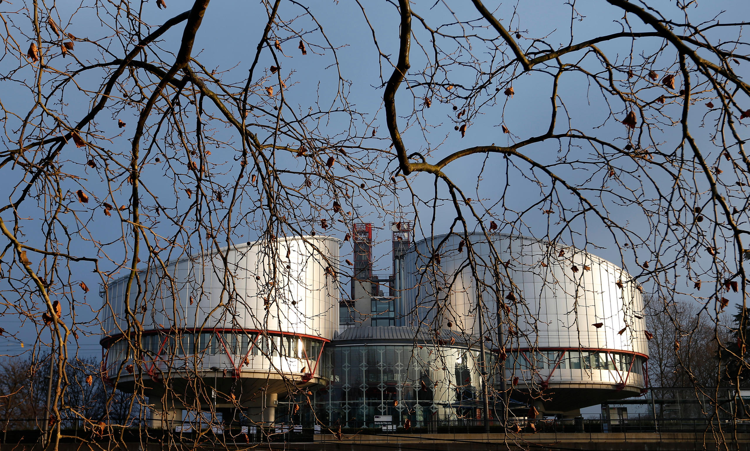 مبنى المحكمة الأوروبية لحقوق الإنسان في مدينة ستراسبورغ شرق فرنسا