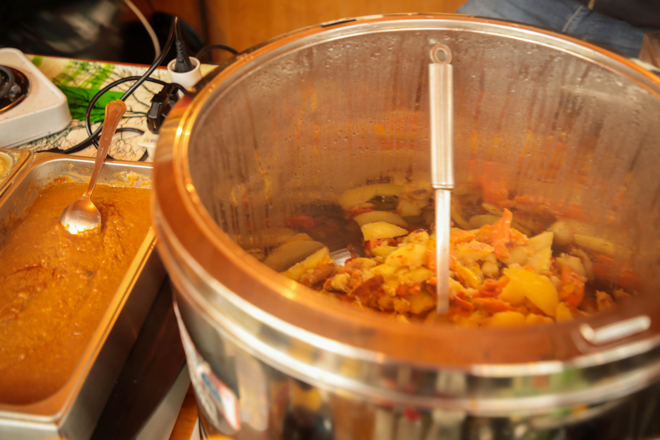 Pot of Eritrean food
