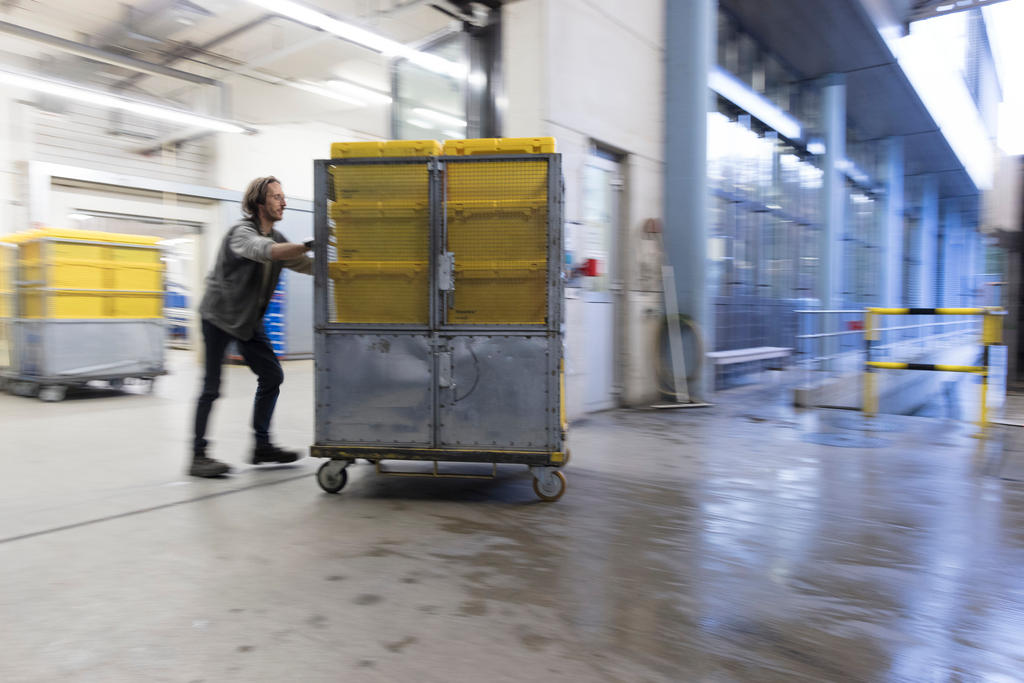 man in factory