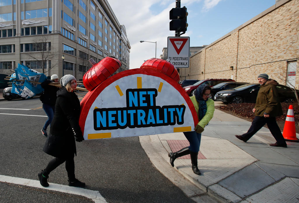 Proteste per la fine della neutralità della rete