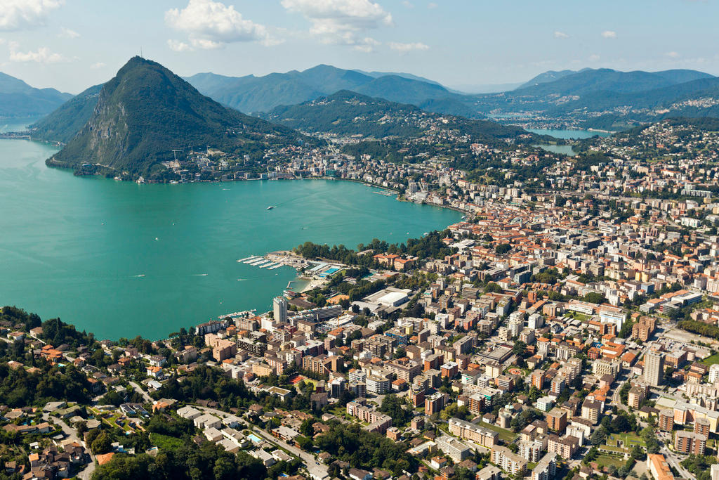 Lugano dall alto