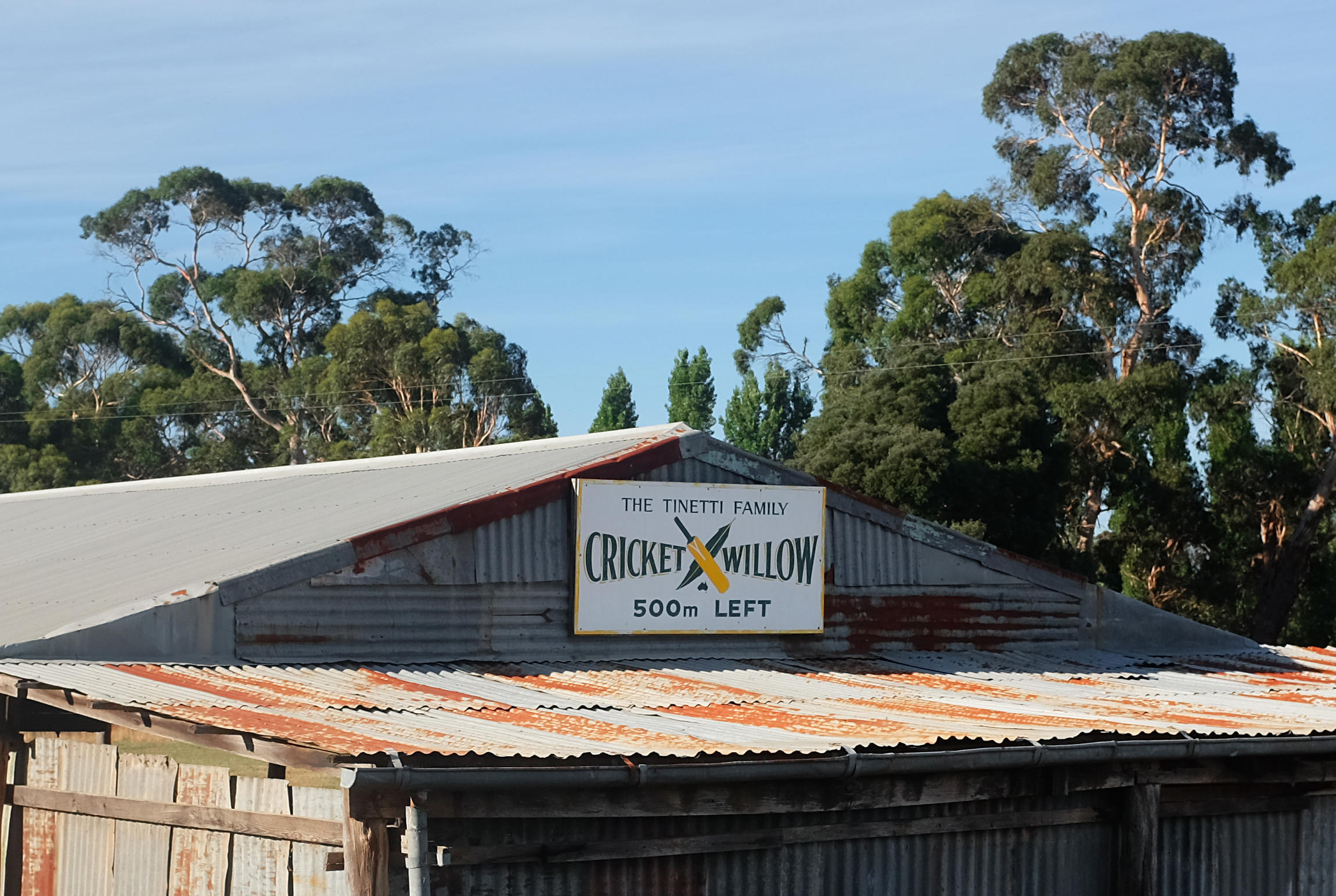 Tinetti’s advertising at Hepburn Springs
