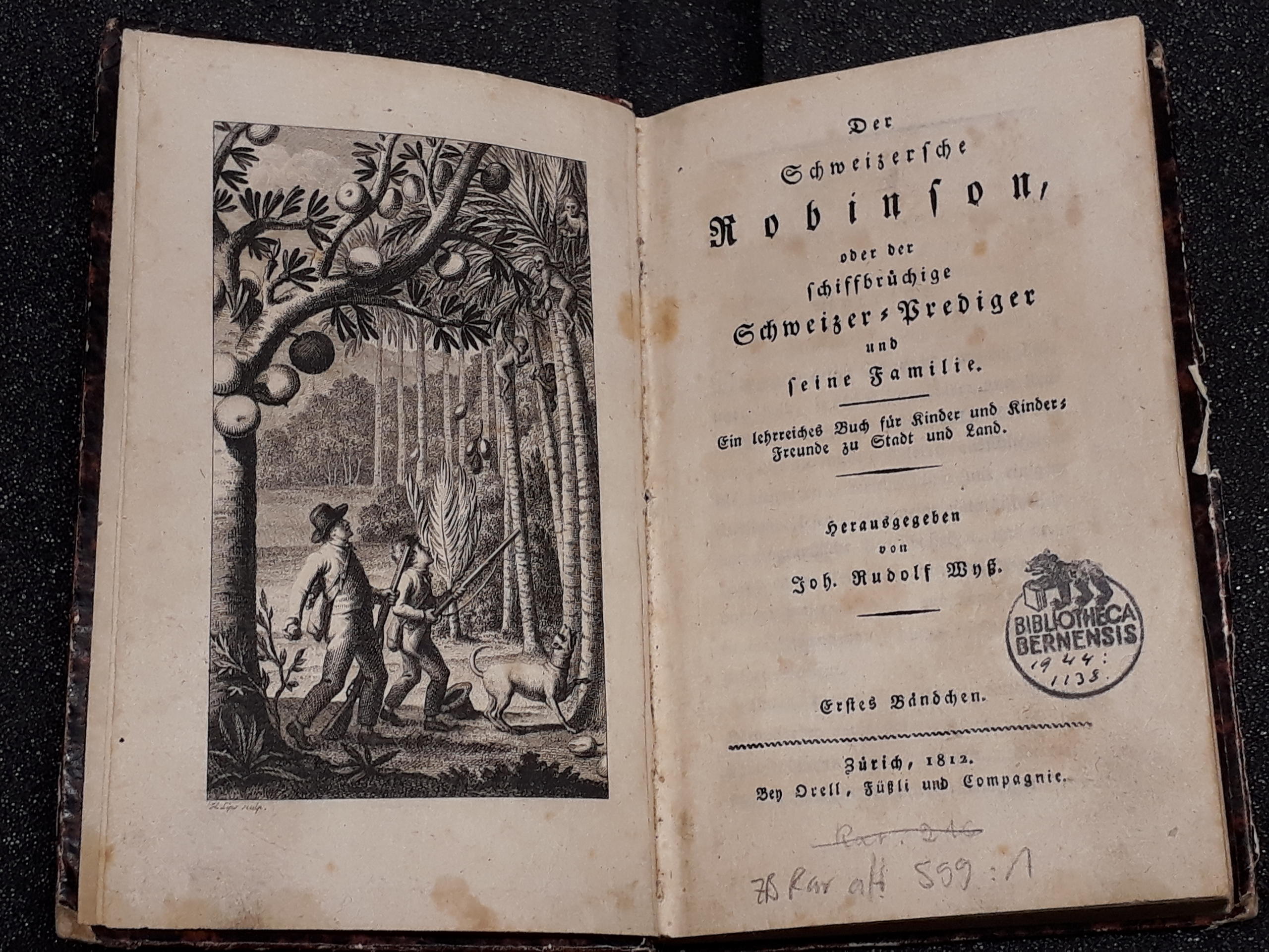 The 1812 first edition, printed in Zurich