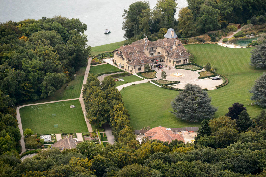 A lakeside villa