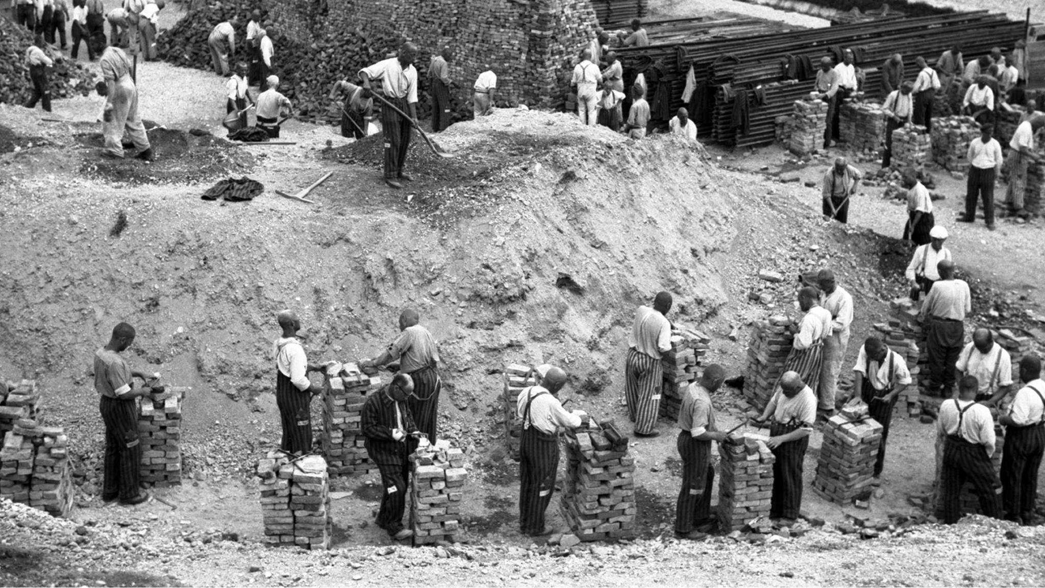 Zwangsarbeiter im KZ Dachau, 1938