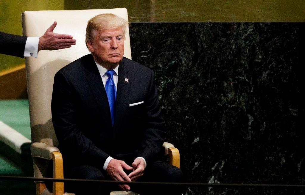 President Trump in chair at UN